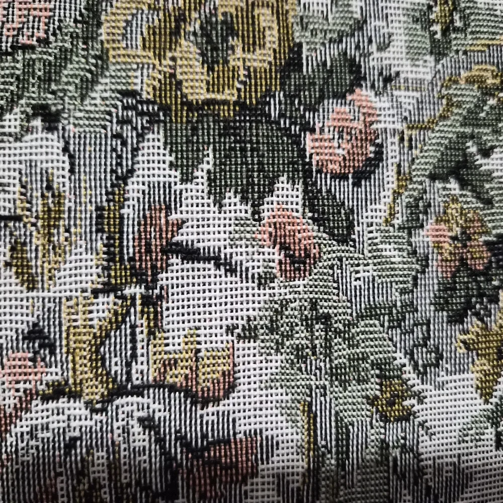Floral Vintage Tapestry Suitcase With Original Shoulder Strat Never Used